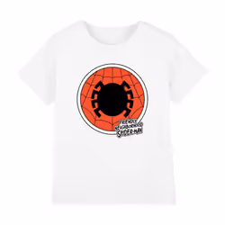 Spider-Man Childrens/Kids Friendly Neighborhood Badge T-Shirt - 12-13 Years, White