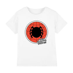 Spider-Man Childrens/Kids Friendly Neighborhood Badge T-Shirt - 9-10 Years, White