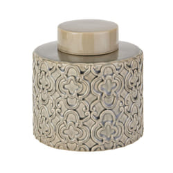Hill Interiors Seville Collection Marrakesh Urn - 20cm x 27cm x 20cm, Grey