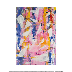 Anna Bernad Dancing Rainbow Print - 50cm x 40cm, Multicoloured