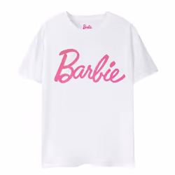 Barbie Womens/Ladies Classic Logo T-Shirt - L, White