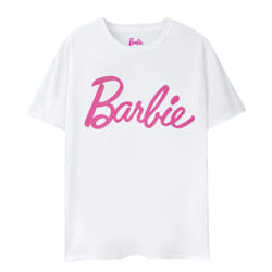 Barbie Womens/Ladies Classic Logo T-Shirt - L, White