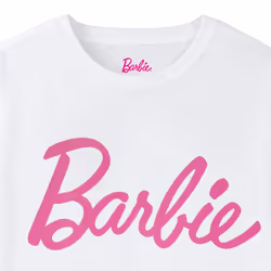 Barbie Womens/Ladies Classic Logo T-Shirt - L, White
