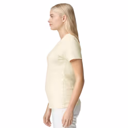 Gildan Womens/Ladies Cotton Heavy T-Shirt - M, Off White