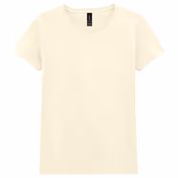 Gildan Womens/Ladies Cotton Heavy T-Shirt - S, Off White