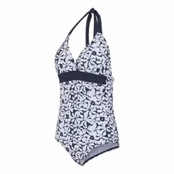 Regatta Womens/Ladies Flavia II Large Floral One Piece Swimsuit - 18 UK, Navy/White