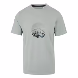Regatta Mens Fingal Scenery Stretch T-Shirt - S, Glacier
