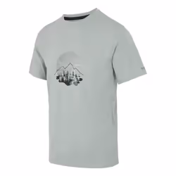 Regatta Mens Fingal Scenery Stretch T-Shirt - S, Glacier