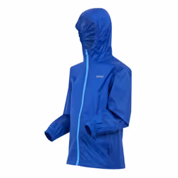 Regatta Great Outdoors Childrens/Kids Pack It Jacket III Waterproof Packaway Black - 9-10 Years, Olympian Blue/Elysium Blue