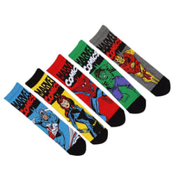Marvel Comics Unisex Adult Socks (Pack of 5) - L-XL, Multicoloured