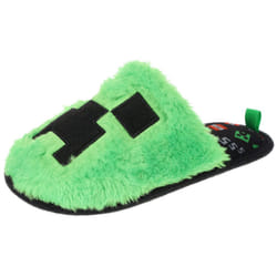 Minecraft Unisex Adult Creeper Slippers - S-M, Green
