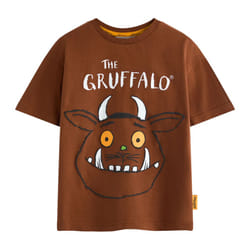 The Gruffalo Childrens/Kids Big Face Short-Sleeved T-Shirt - 2-3 Years, Brown