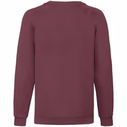 Fruit Of The Loom Childrens/Kids Classic Raglan Sweatshirt - 12-13 Years, Burgundy