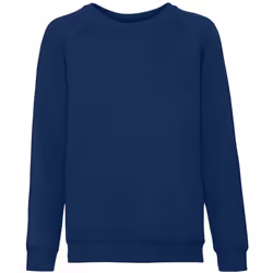 Fruit Of The Loom Childrens/Kids Classic Raglan Sweatshirt - 12-13 Years, Deep Navy