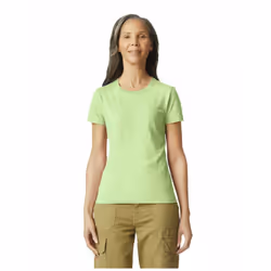 Gildan Womens/Ladies Ringspun Cotton Soft Touch T-Shirt - XXL, Pistachio