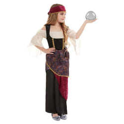Smiffys Girls Deluxe Fortune Teller Costume Set - 4-6 Years, Multicoloured