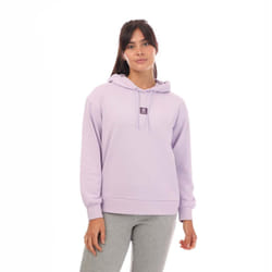 Timberland Womens/Ladies Stacked Logo Loop Back Hoodie - 8-10 UK, Lilac