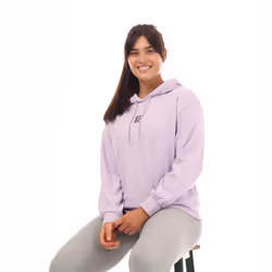 Timberland Womens/Ladies Stacked Logo Loop Back Hoodie - 8-10 UK, Lilac