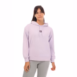 Timberland Womens/Ladies Stacked Logo Loop Back Hoodie - 14-16 UK, Lilac