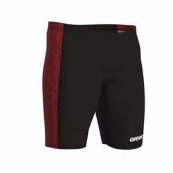 Arena Mens Jammer Abstract Tiles Swim Shorts - 38R, Black/Red