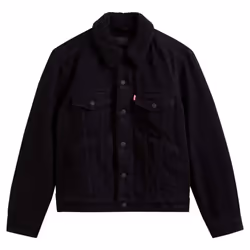 Levis Womens/Ladies Ex-Boyfriend Sherpa Trucker Jacket - 8 UK, Black