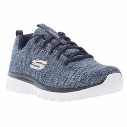 Skechers Womens/Ladies Graceful Twisted Fortune Trainers - 3 UK, Navy