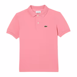 Lacoste Childrens/Kids Cotton Pique Polo Shirt - 2 Years, Pink