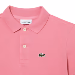 Lacoste Childrens/Kids Cotton Pique Polo Shirt - 2 Years, Pink
