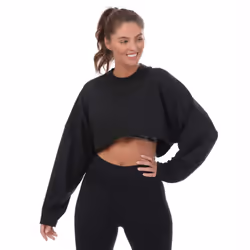 Reebok Womens/Ladies Lux Oversized Hoodie - 4 UK - 6 UK, Black