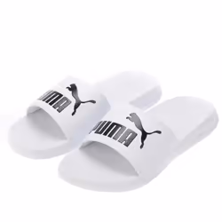 Puma Unisex Adult Popcat Logo Sliders - 5 UK, White