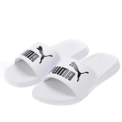 Puma Unisex Adult Popcat Logo Sliders - 12 UK, White