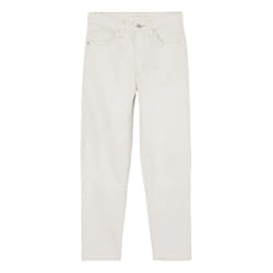 Levis Womens/Ladies High Waist Mom Jeans - 28S, White