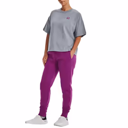 Under Armour Womens/Ladies Logo Heavyweight Oversized T-Shirt - 12 UK, Grey