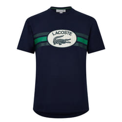 Lacoste Mens Monogram Cotton T-Shirt