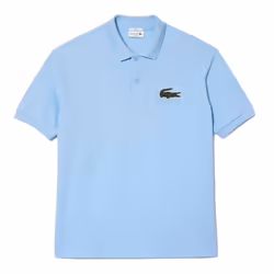 Lacoste Unisex Adult L.12.12 Piqué Loose Fit Polo Shirt - S, Blue