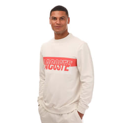 Lacoste Unisex Adult Lounge Sweatshirt - S, White