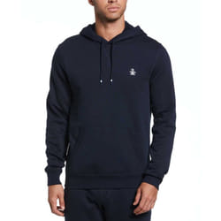 Original Penguin Mens Sticker Pete Pull Over Hoodie - S, Navy