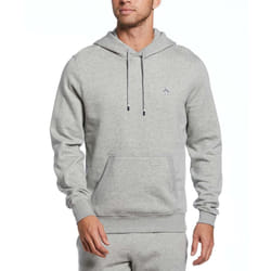 Original Penguin Mens Sticker Pete Pull Over Hoodie - S, Grey