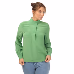 Ted Baker Womens/Ladies Marylou Silk Standing Collar Shirt - 12 UK, Green