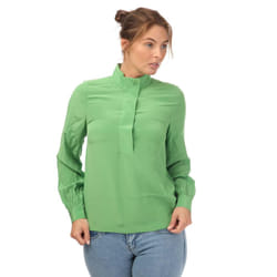 Ted Baker Womens/Ladies Marylou Silk Standing Collar Shirt - 12 UK, Green