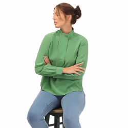 Ted Baker Womens/Ladies Marylou Silk Standing Collar Shirt - 12 UK, Green