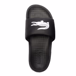 Lacoste Childrens/Kids Serve 1.0 Synthetic Sliders - 5 UK Child, Black/White