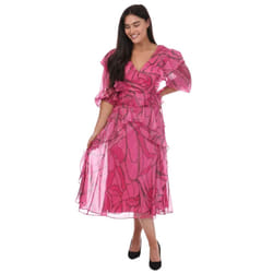 Ted Baker Womens/Ladies Victoir Printed Ruffles Pinafore Dress - 6 UK, Pink