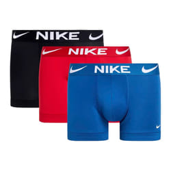 Nike Mens Essential Micro Dri-FIT Boxer Shorts (Pack of 3) - XL, Blue/Red/Black