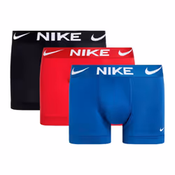 Nike Mens Essential Micro Dri-FIT Boxer Shorts (Pack of 3) - S, Blue/Red/Black