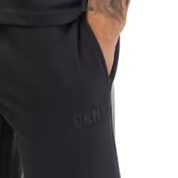 DKNY Mens Logo Jogging Bottoms - S, Charcoal