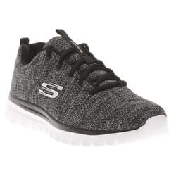 Skechers Womens/Ladies Graceful Twisted Fortune Trainers - 5 UK, Black/White