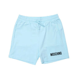 Moschino Boys Print Logo Shorts - 5 Years, Light Blue
