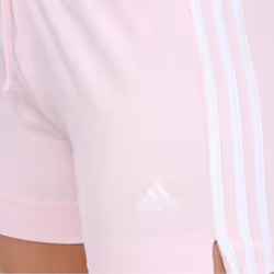 Adidas Womens/Ladies Essentials Contrast Striped Slim Shorts - XS, Pink/White
