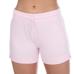 Adidas Womens/Ladies Essentials Contrast Striped Slim Shorts - XXS, Pink/White